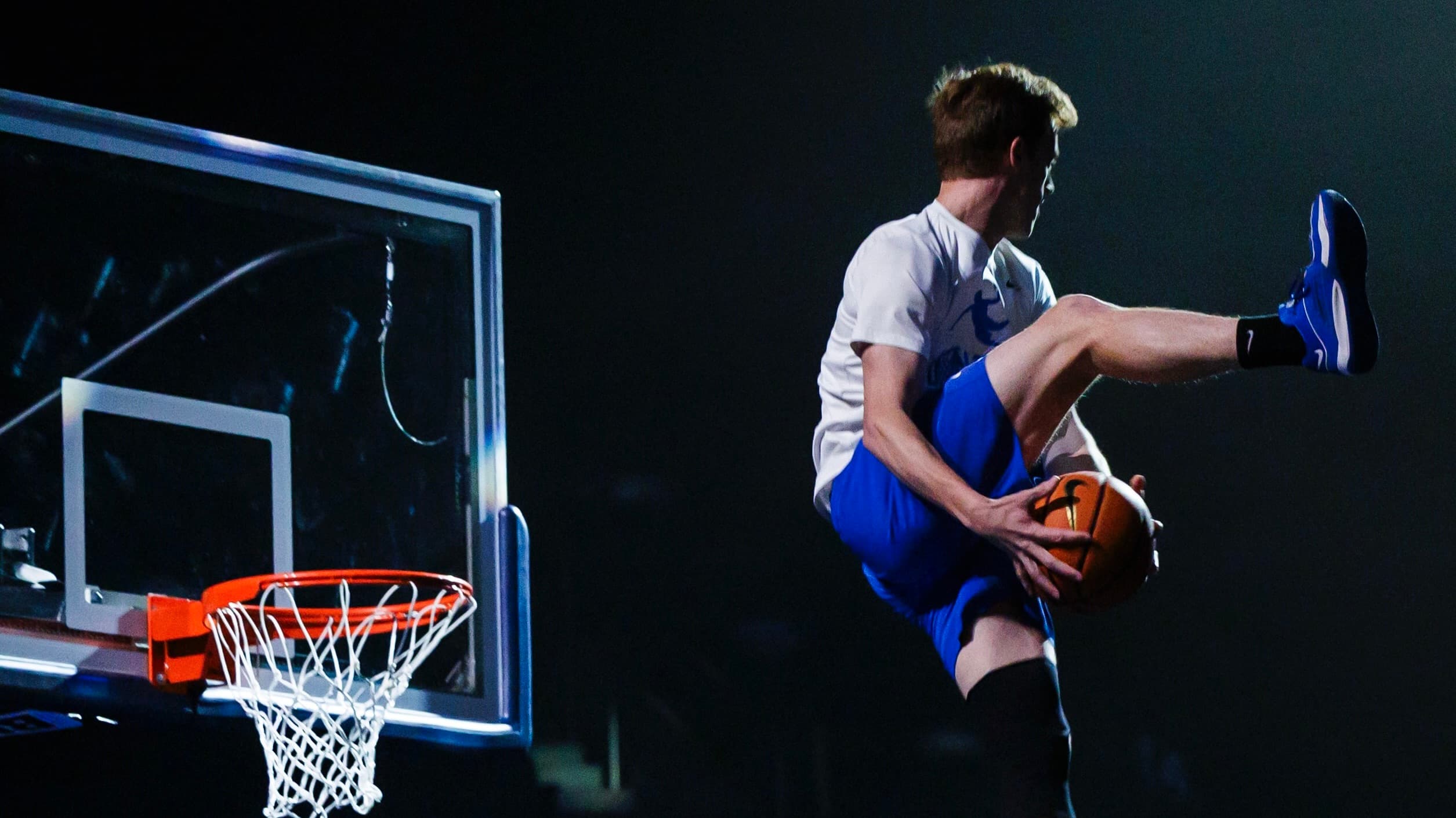 Picture of me dunking a basketball
